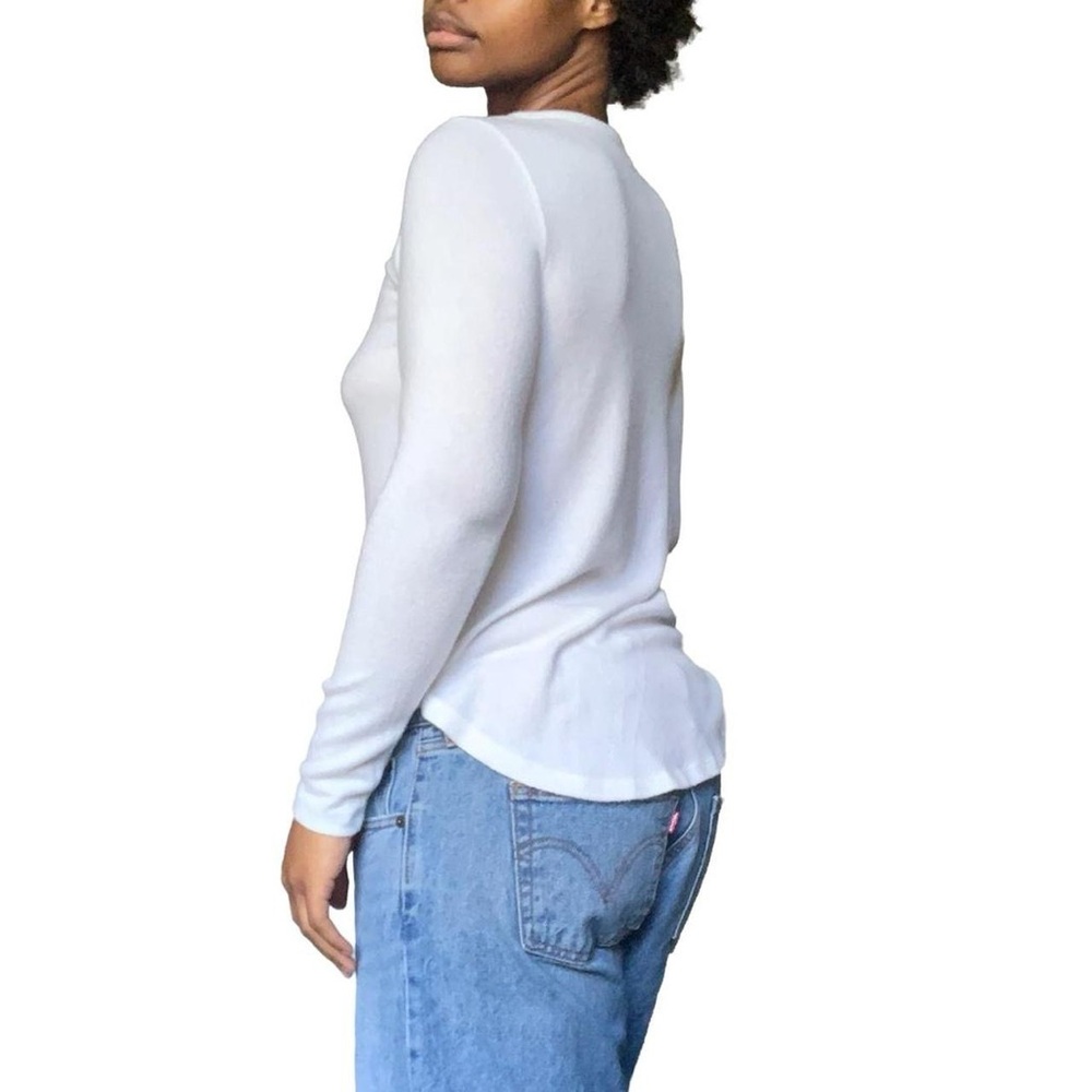 White Long Sleeve Top